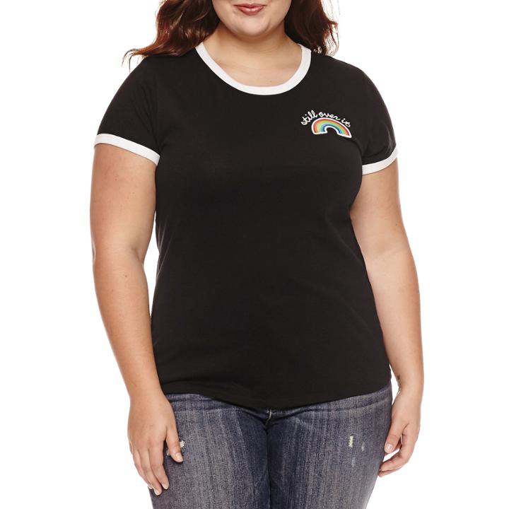 Arizona Still Over It Or Perfectly Imperfect Graphic T-shirt- Juniors Plus