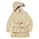 Pink Platinum Triple Tier Trench Raincoat 7-16