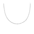 Silver Reflections&trade; 20 Singapore Chain Necklace