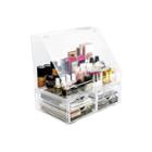 Sorbus Makeup Storage Organizer - 4 Drawers And Slanted Lid Top