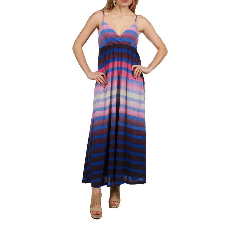 24/7 Comfort Apparel Jera Maxi Dress