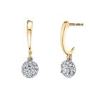 Sirena 1/2 Ct. T.w. Genuine White Diamond Drop Earrings