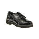Bates Hi Gloss Womens Patent Leather Duty Oxfords - Wide Width