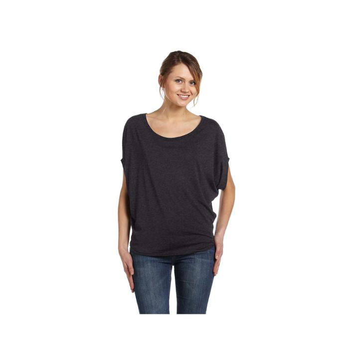 Bella Women's Circle Flowy Raglan T-shirt