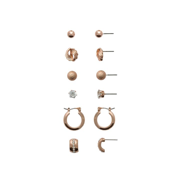 Sensitive Ears 6 Pair Brass Earring Sets