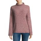 St. John's Bay Long Sleeve Cowl Neck Pullover Sweater