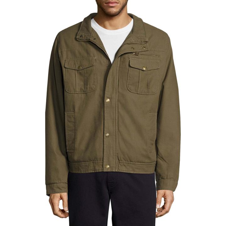 Twill Jkt Sherpa Canvas Car Coat