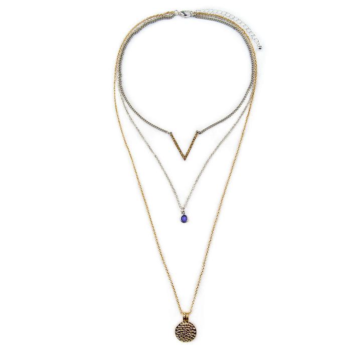 Arizona Womens 3-pc. Brown Necklace Set