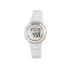 Armitron Pro-sport Womens White Resin Strap Chronograph Sport Watch 45/7046whtj