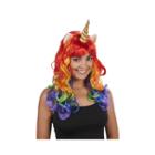 Rainbow Unicorn Adult Wig