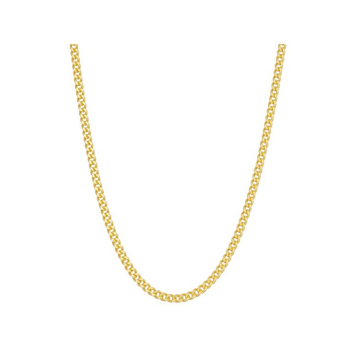 14k Gold Over Silver 16 Inch Chain Necklace