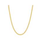 14k Gold Over Silver 16 Inch Chain Necklace