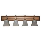 Gail 4-light Brown Bath Vanity