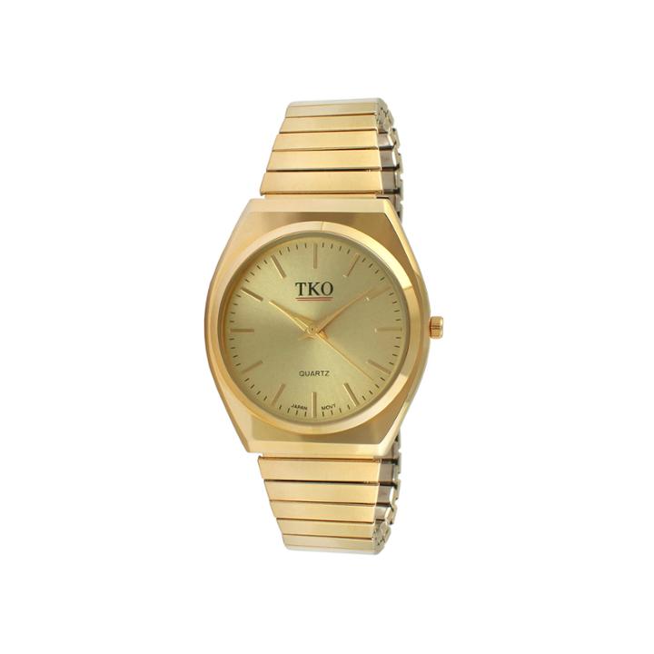Tko Orlogi Womens Champagne Dial Ez Flex Expansion Bracelet Watch