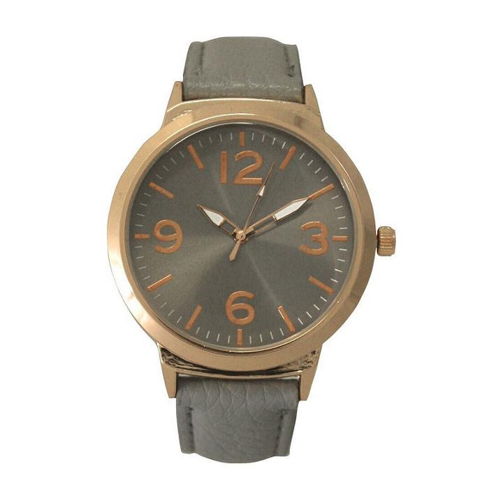 Olivia Pratt Cat Unisex White Strap Watch-27060greyrose