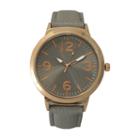 Olivia Pratt Cat Unisex White Strap Watch-27060greyrose