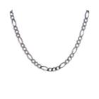 Mens 20 Sterling Silver Figaro Chain Necklace