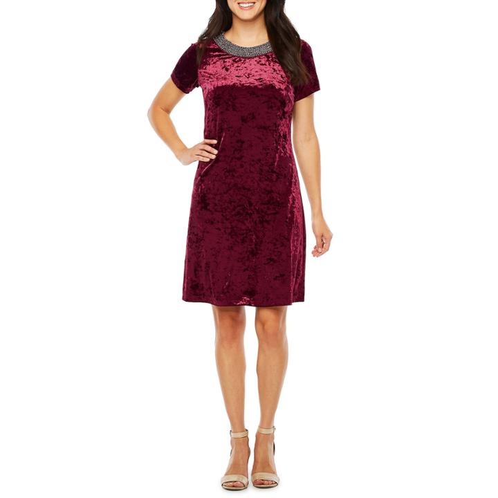 Scarlett Sleeveless Beaded Shift Dress