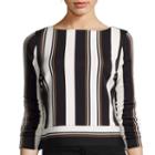 Worthington Long-sleeve Stripe Top