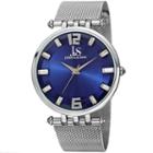 Joshua & Sons Mens Silver Tone Strap Watch-j-90bu