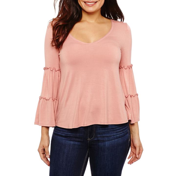 Bold Elements Tiered Sleeve Top