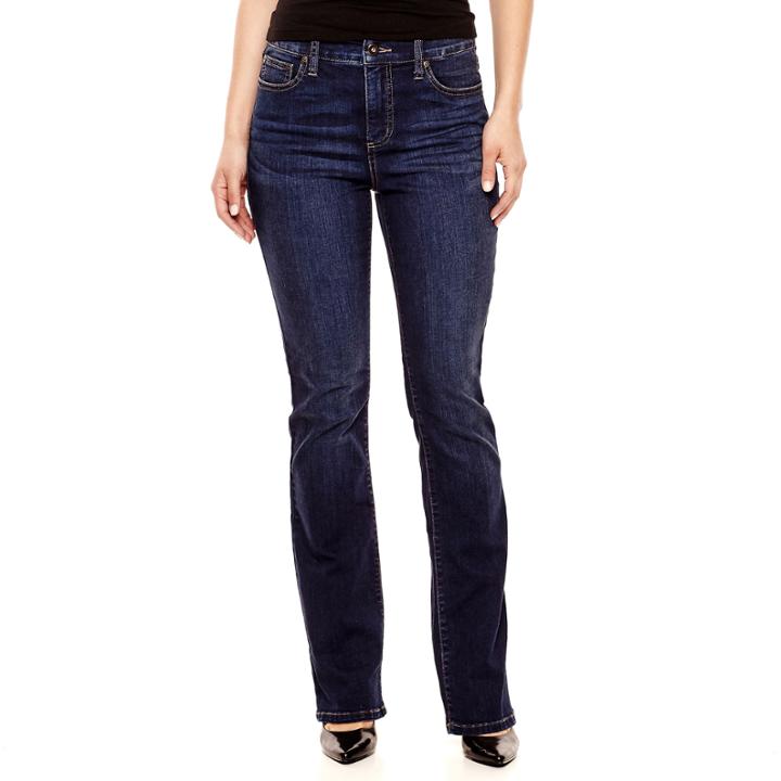 St. John's Bay Secretly Slender Bootcut Jeans - Tall
