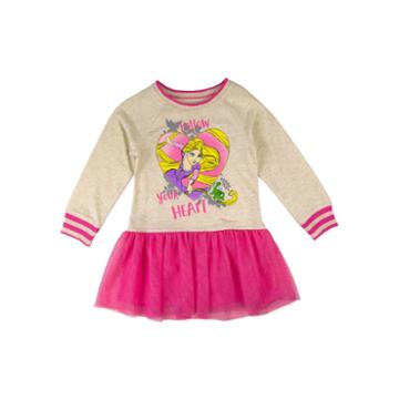 Disney By Okie Dokielong Sleeve Rapunzel A-line Dress