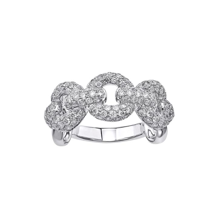 1 Ct. T.w. Diamond Link Ring