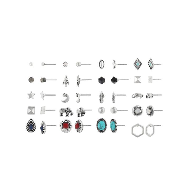 Decree 18-pc. Blue Earring Sets