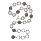 Mixit&trade; Silver-tone Circle Chain Belt
