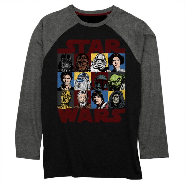 Star Wars Group Ls Raglan
