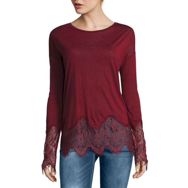 I Jeans By Buffalo Lace Tunic Top