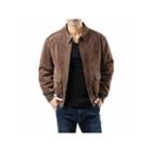 Landing Leathers Men's A-2 Suede Leather Flight Bomber Jacket