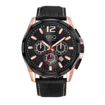 Esq Mens Black Strap Watch-37esq014001a