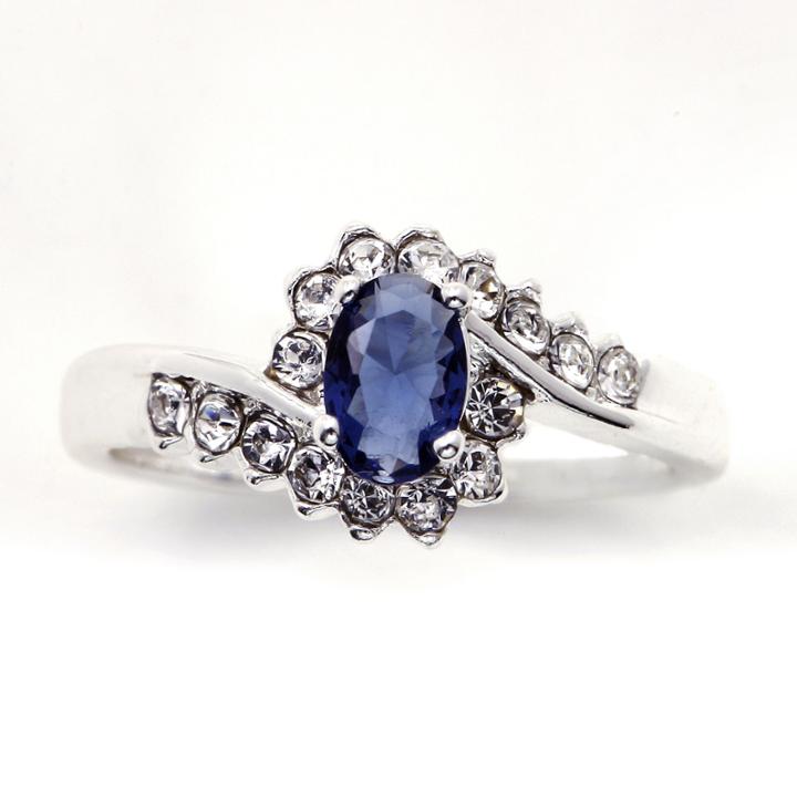 Sparkle Allure Crystal Cocktail Ring