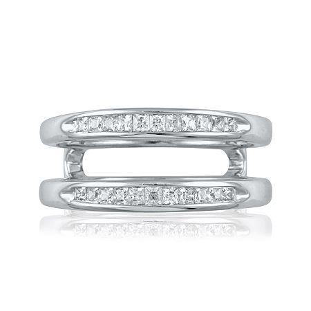 3/8 Ct. T.w. Diamond 14k White Gold Princess Ring