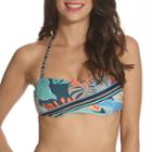 Sun And Sea Trading Company Wild Vines Bandeau Bikini Top