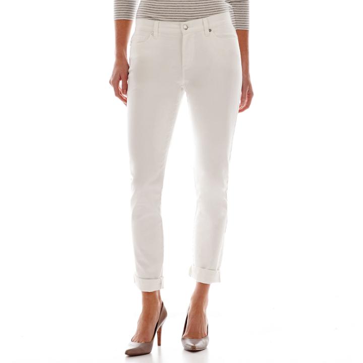 Liz Claiborne City-fit Boyfriend Skinny Jeans - Tall