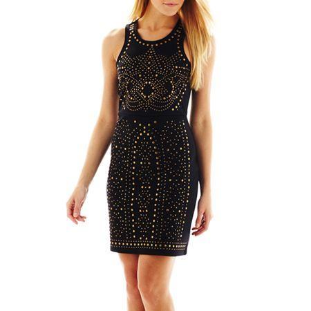 Nicole By Nicole Miller Studded Dress