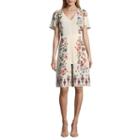 Heart N Soul Short Sleeve Floral Maxi Dress-juniors