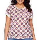 Mighty Fine Short-sleeve Captain America Graphic Print Tee - Juniors Plus