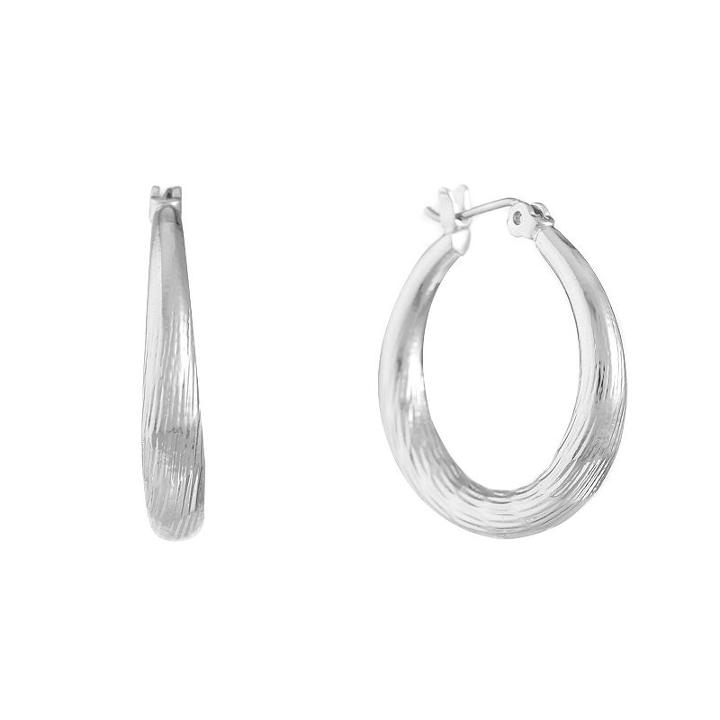 Gloria Vanderbilt 25.6mm Hoop Earrings