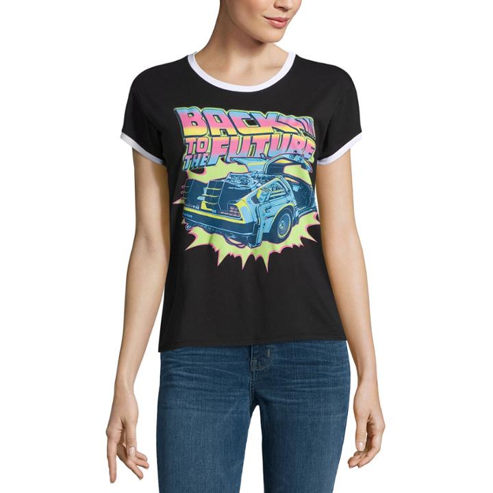 Back To The Future Graphic T-shirt- Juniors