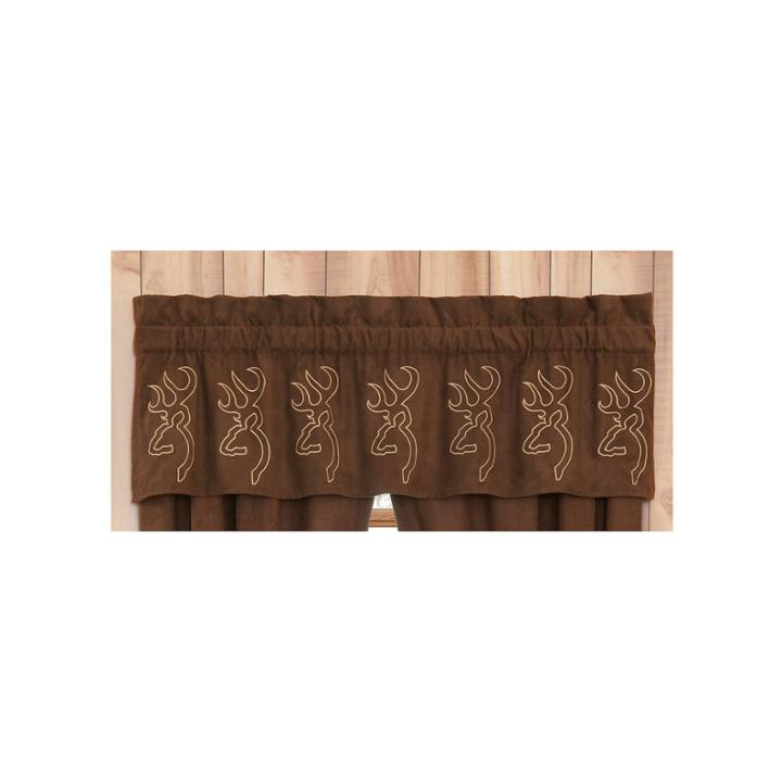 Browning Buckmark Suede Valance