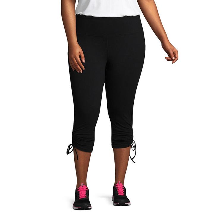 Xersion Studio High Waist Side Tie Capri - Plus