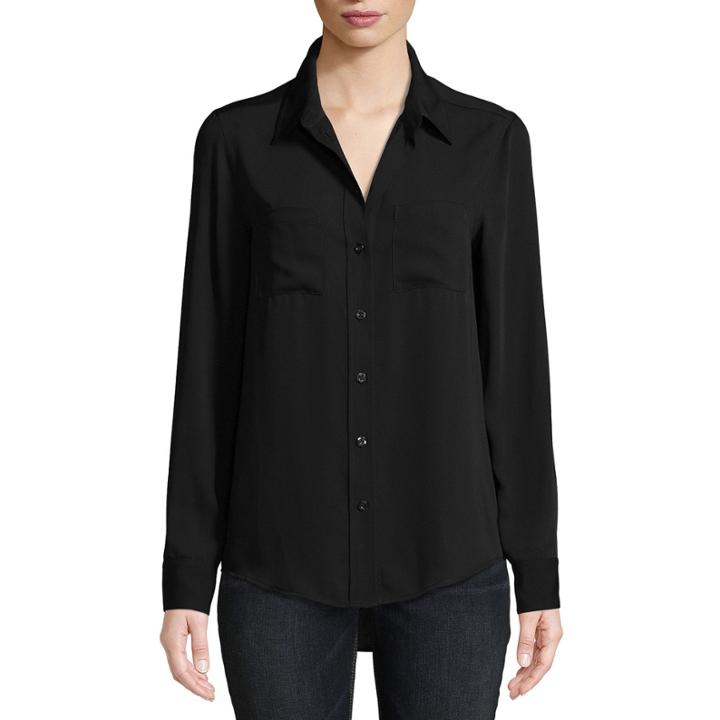 Tracee Ellis Ross For Jcp Lady Long Sleeve Button Down Top