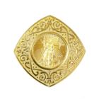 Womens 22k Gold 1/10 Oz Eagle Coin 14k Gold Pendant