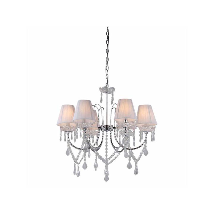 Warehouse Of Tiffany Eros White Chandelier