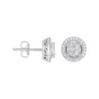 Trumiracle 1/4 Ct. T.w. Diamond Round Sterling Silver Earrings