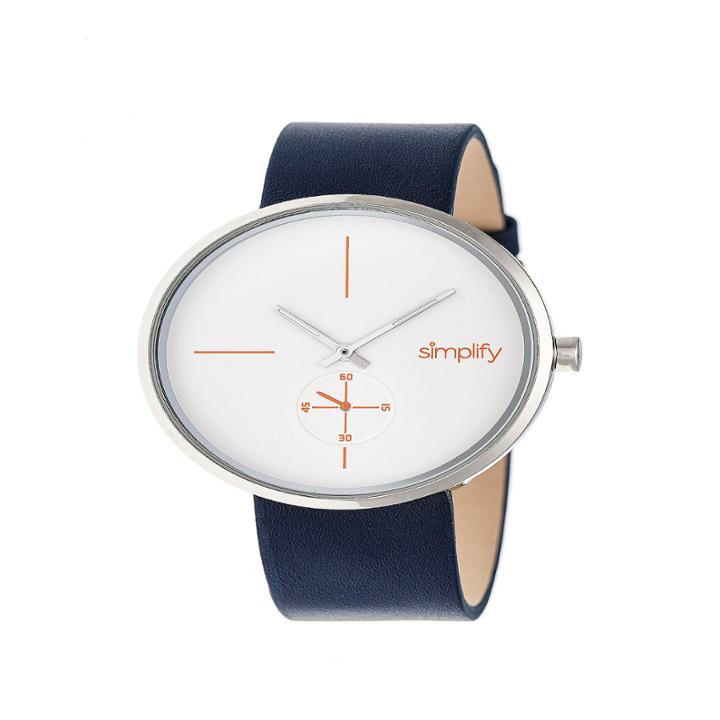 Simplify Unisex Blue Strap Watch-sim4401